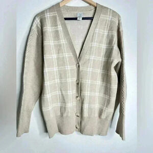 JOIE Open Front Button Soft Cardigan Size Small